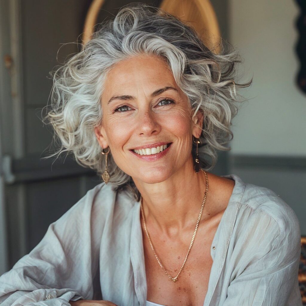 Curly Hairstyles For Women Over 50 21