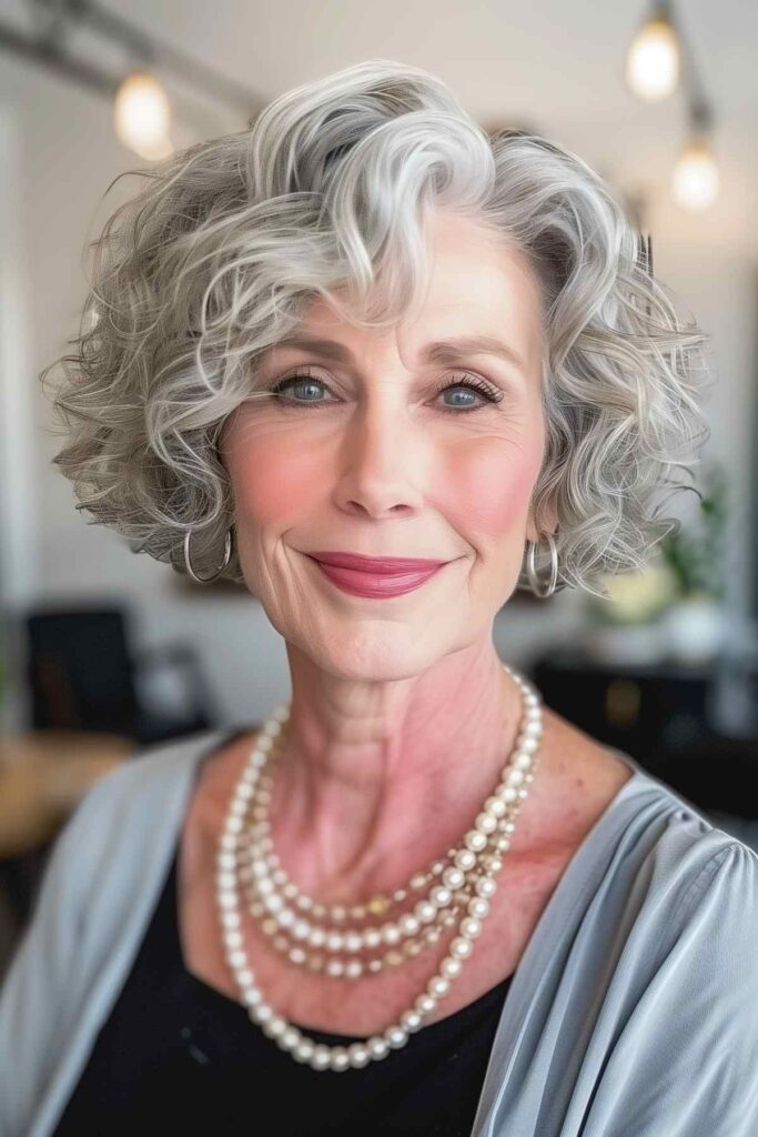 Curly Hairstyles For Women Over 50 23