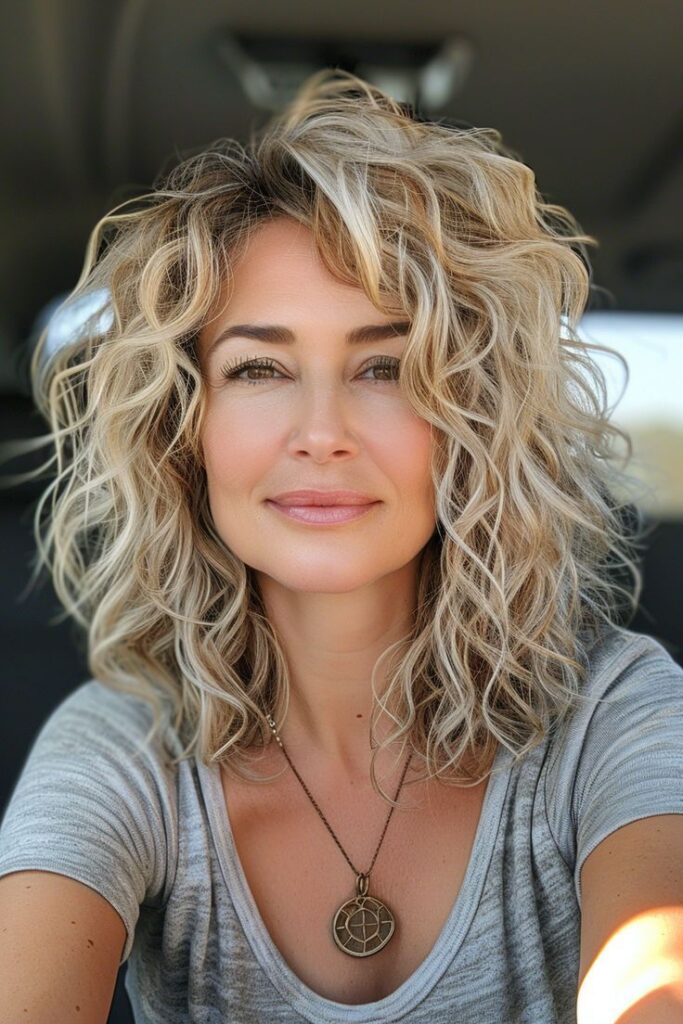 Curly Hairstyles For Women Over 50 26