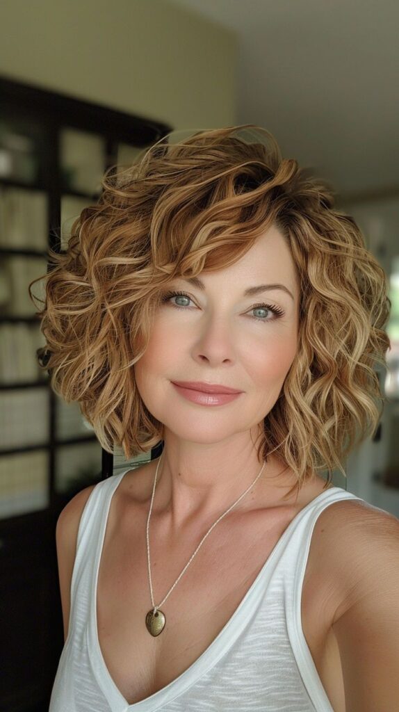 Curly Hairstyles For Women Over 50 34
