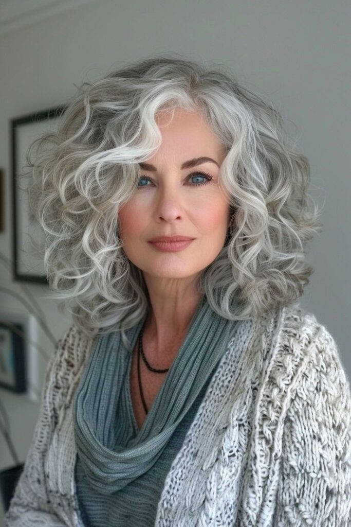 Curly Hairstyles For Women Over 50 37
