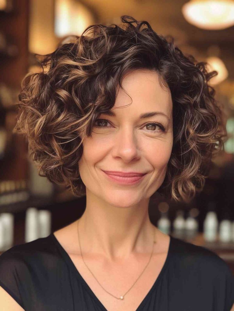 Curly Hairstyles For Women Over 50 41