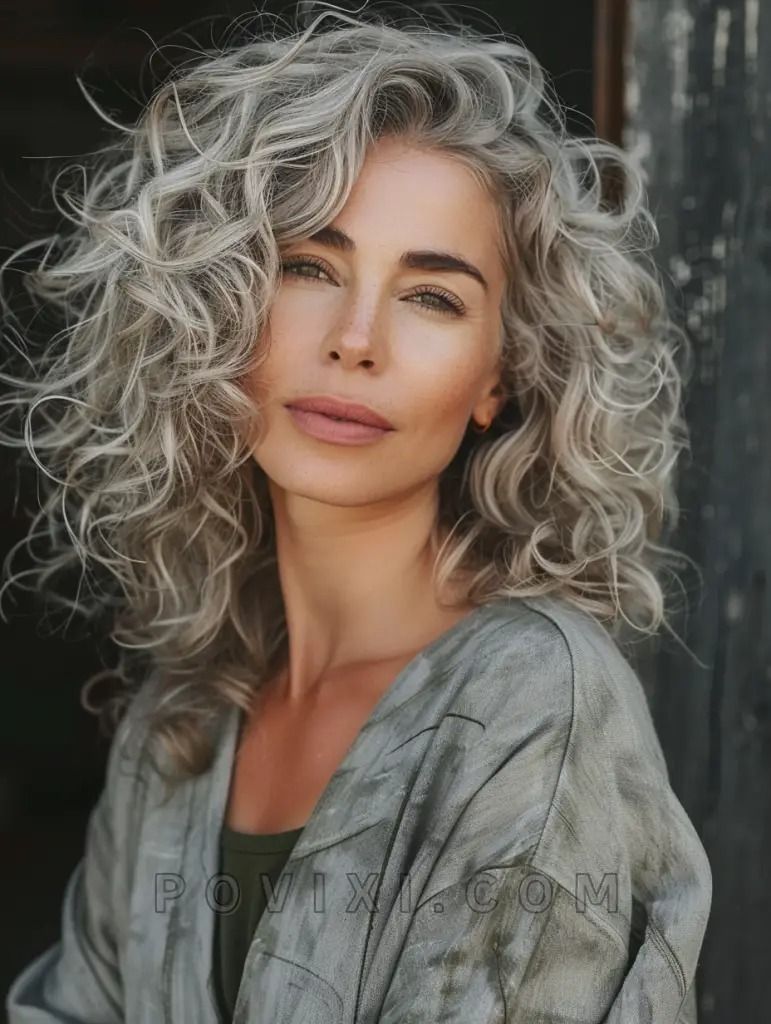 Curly Hairstyles For Women Over 50 45