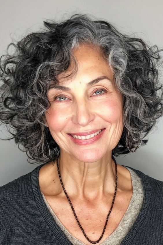 Curly Hairstyles For Women Over 50 52