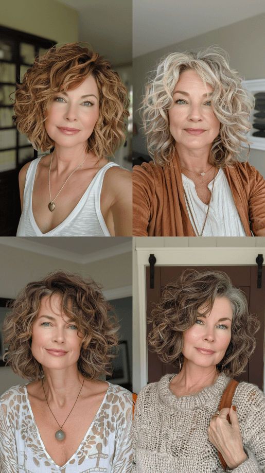 Curly Hairstyles For Women Over 50 53