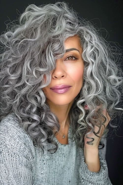 Curly Hairstyles For Women Over 50 55