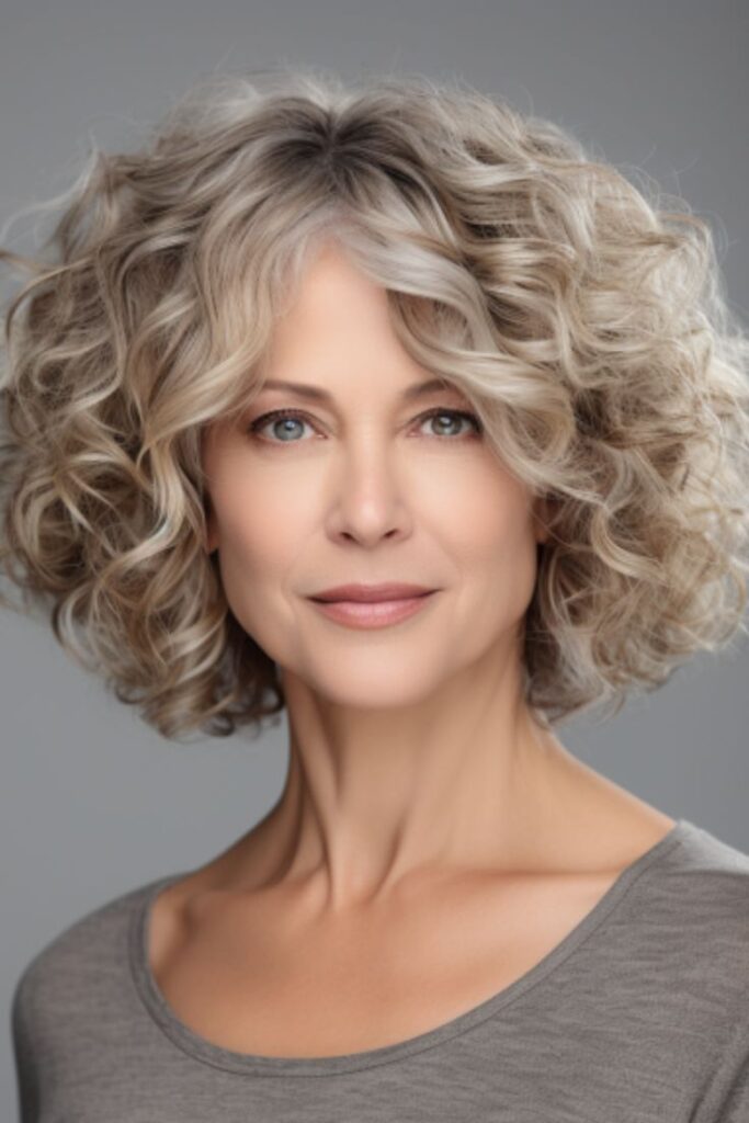 Curly Hairstyles For Women Over 50 56