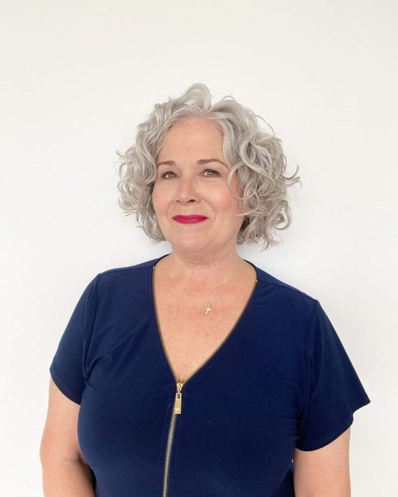 Curly Hairstyles For Women Over 50 59