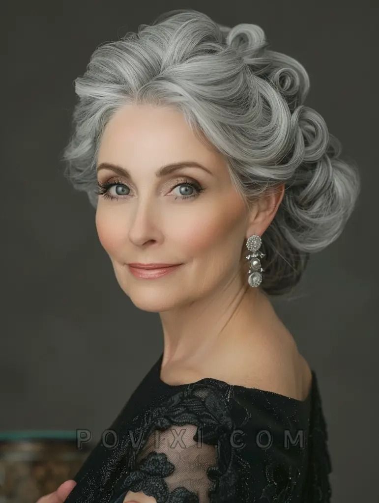 Curly Hairstyles For Women Over 50 61
