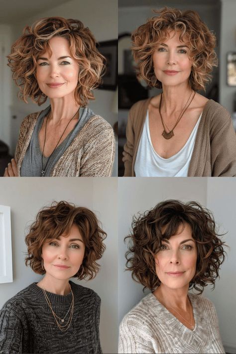 Curly Hairstyles For Women Over 50 63