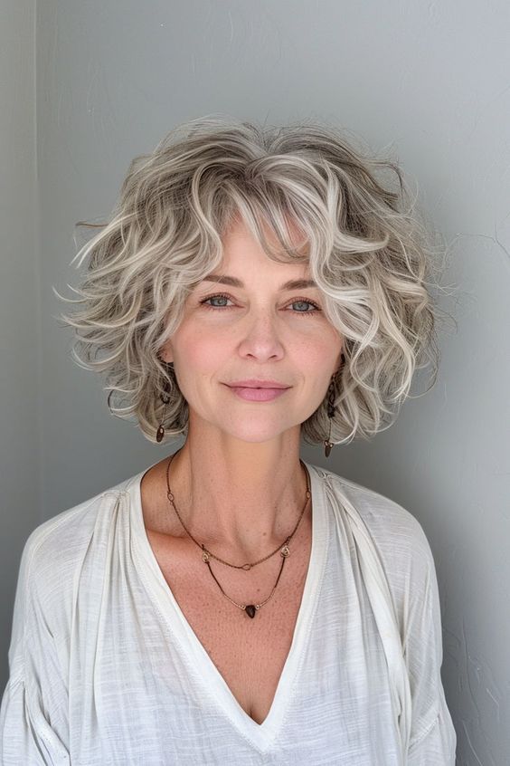 Curly Hairstyles For Women Over 50 64