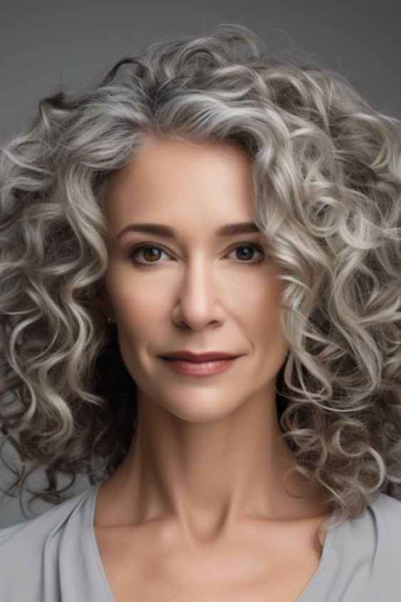 Curly Hairstyles For Women Over 50 72