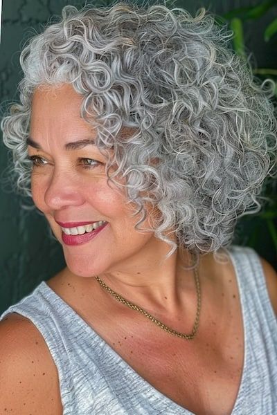 Curly Hairstyles For Women Over 50 73