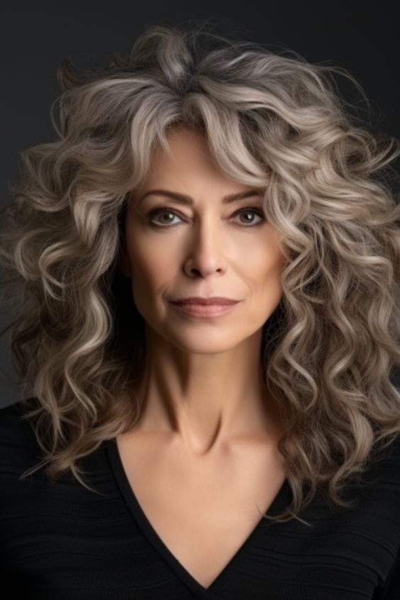 Curly Hairstyles For Women Over 50 75