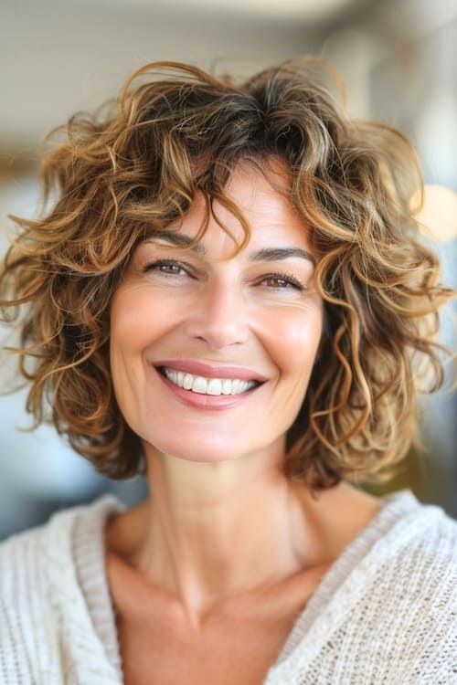 Curly Hairstyles For Women Over 50 77