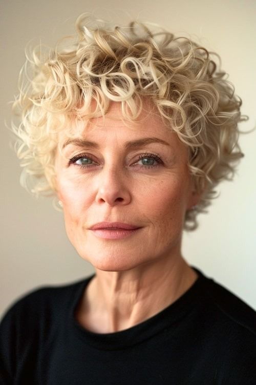 Curly Hairstyles For Women Over 50 86
