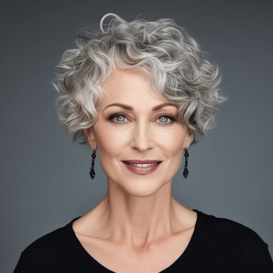 Curly Hairstyles For Women Over 50 92
