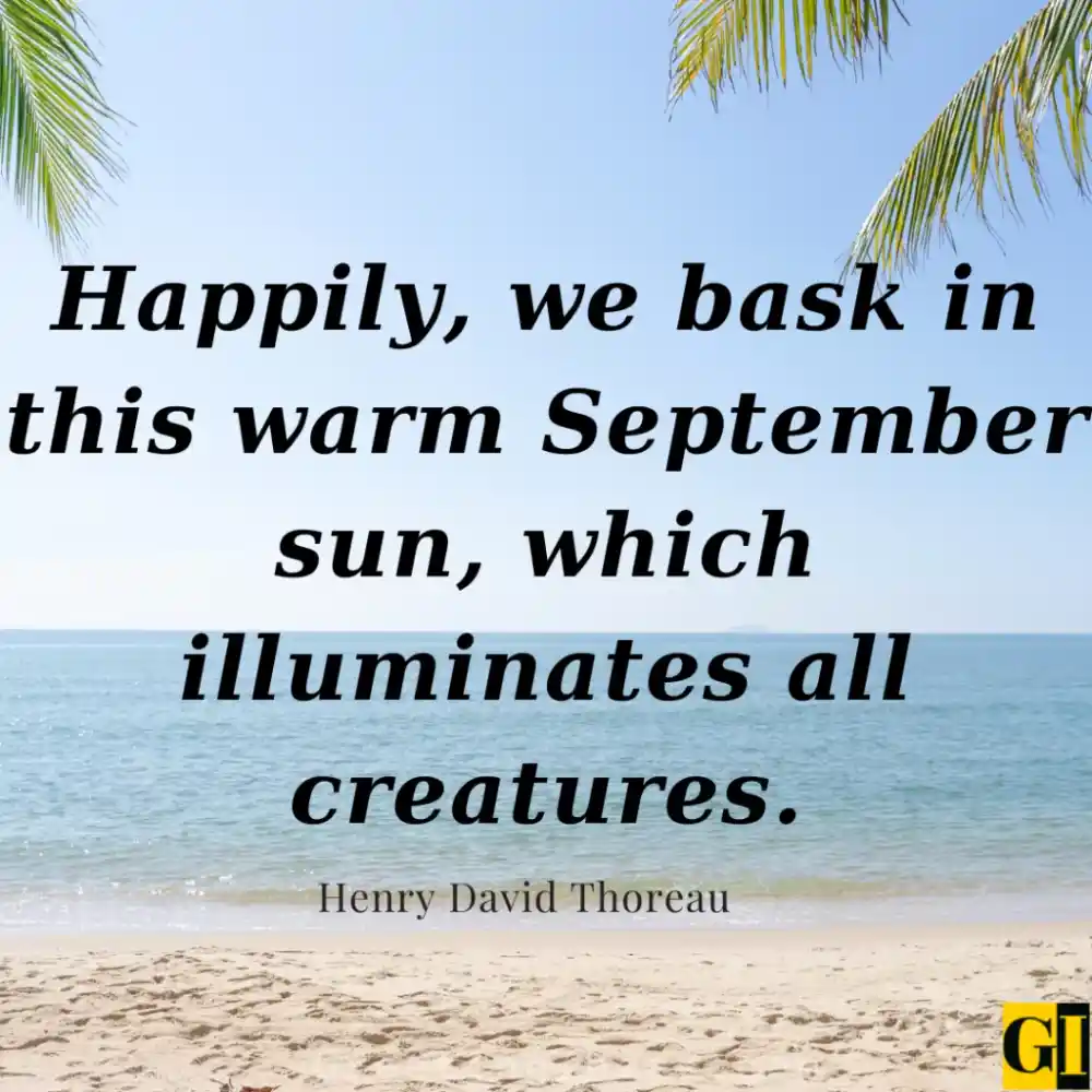 Hello September Quotes