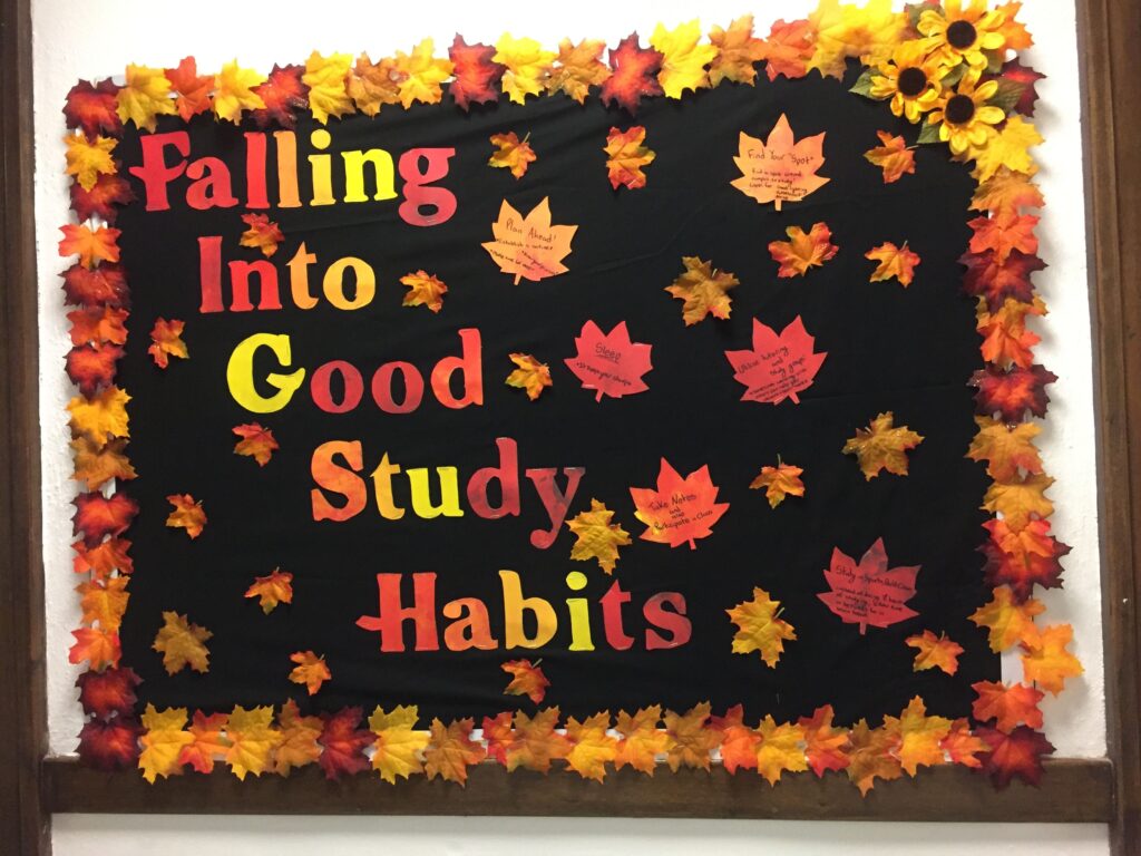 October bulletin board ideas