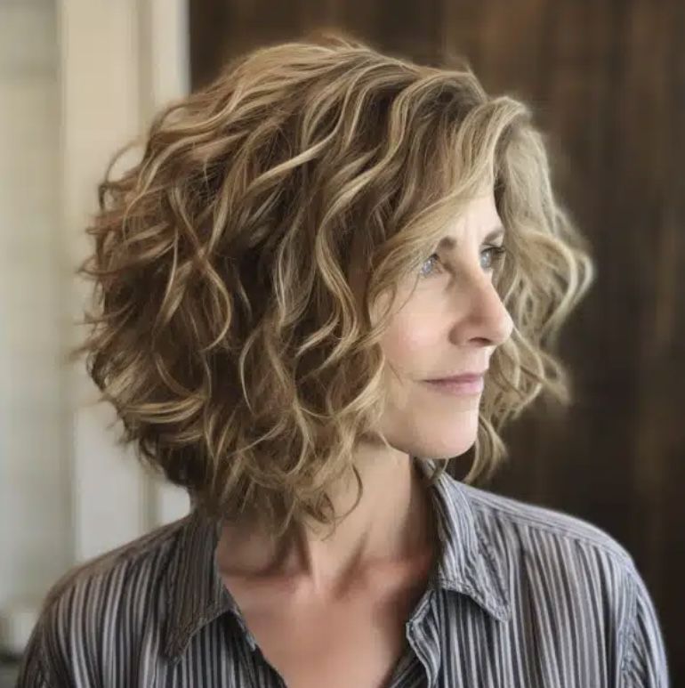 wavy hairstyles for women over 40