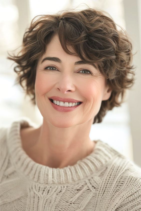 wavy hairstyles for women over 40