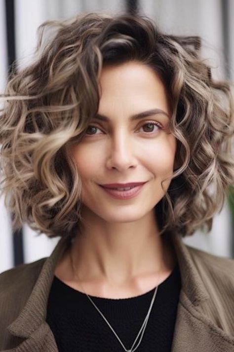 wavy hairstyles for women over 40