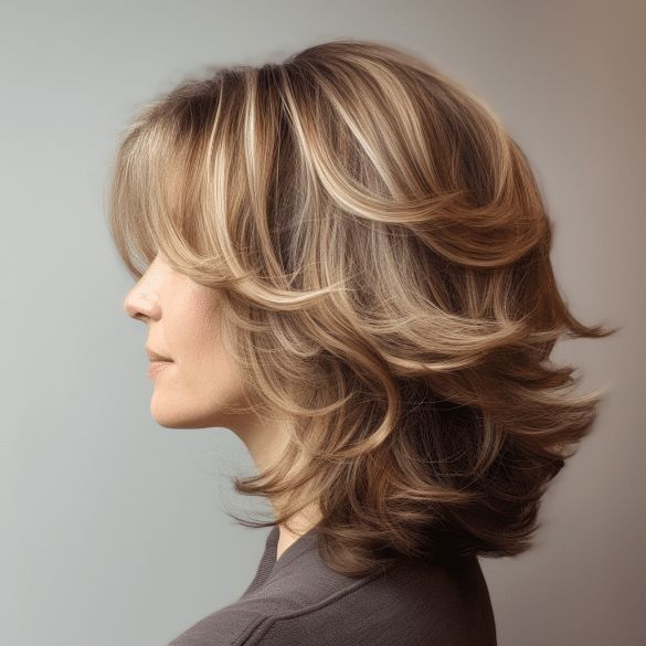 wavy hairstyles for women over 40