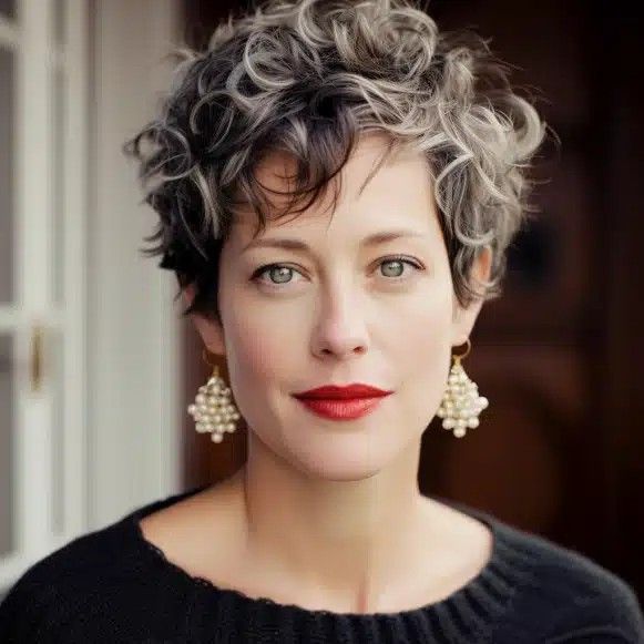 wavy hairstyles for women over 40