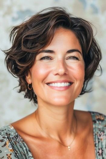 wavy hairstyles for women over 40