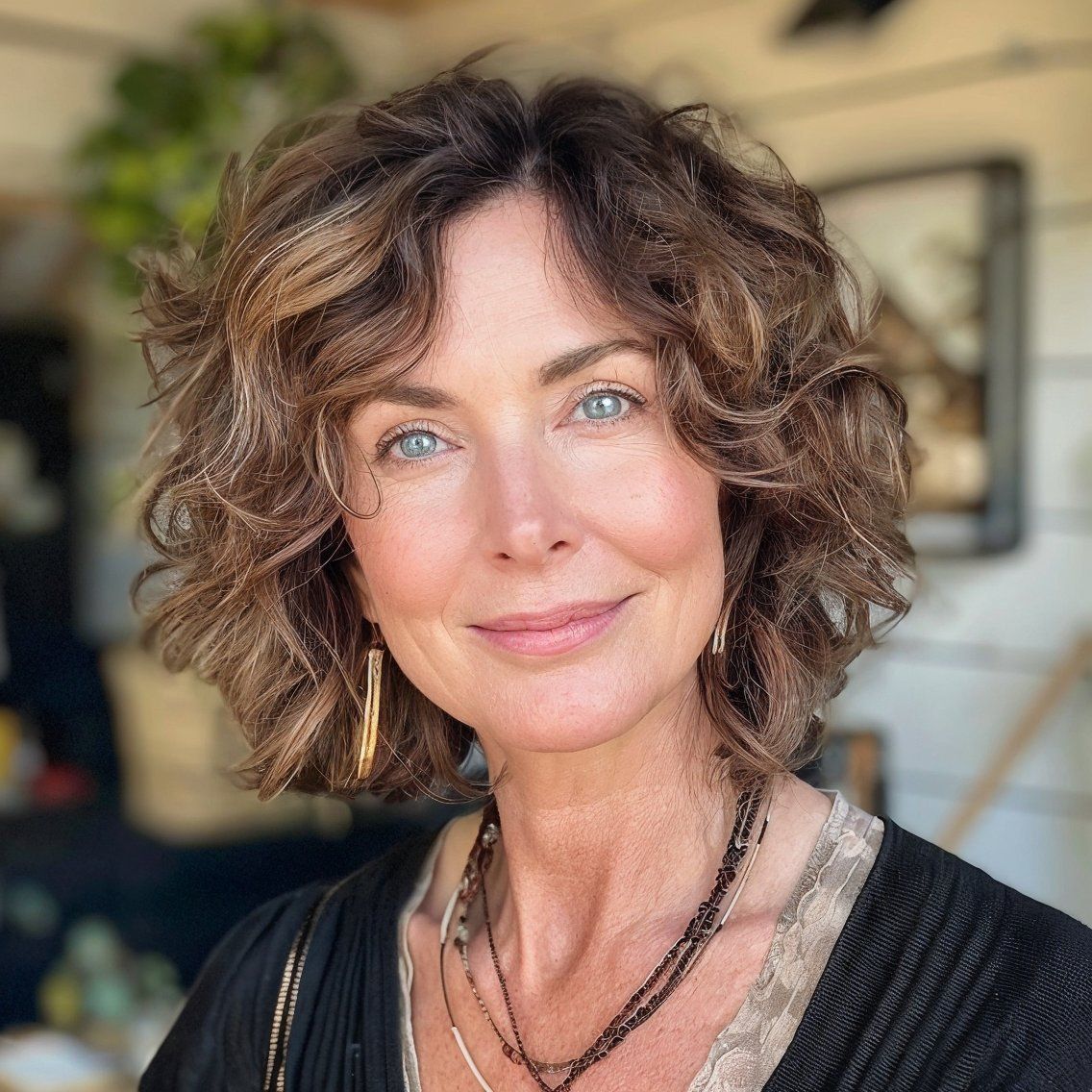 wavy hairstyles for women over 40