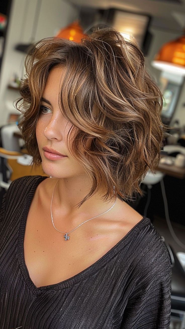 wavy hairstyles for women over 40