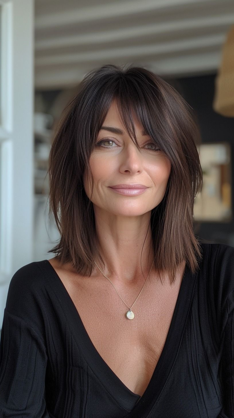 wavy hairstyles for women over 40