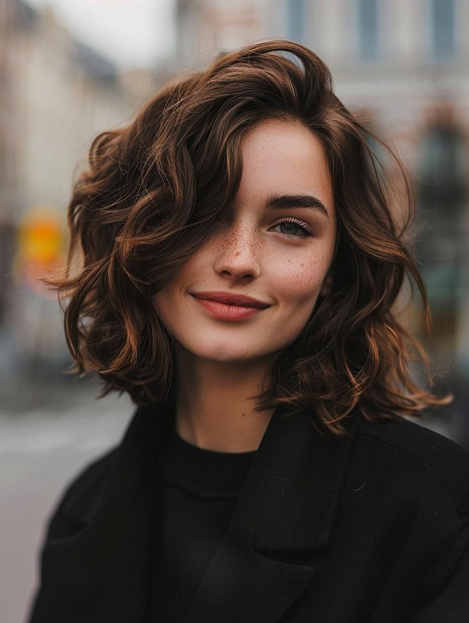 wavy hairstyles for women over 40