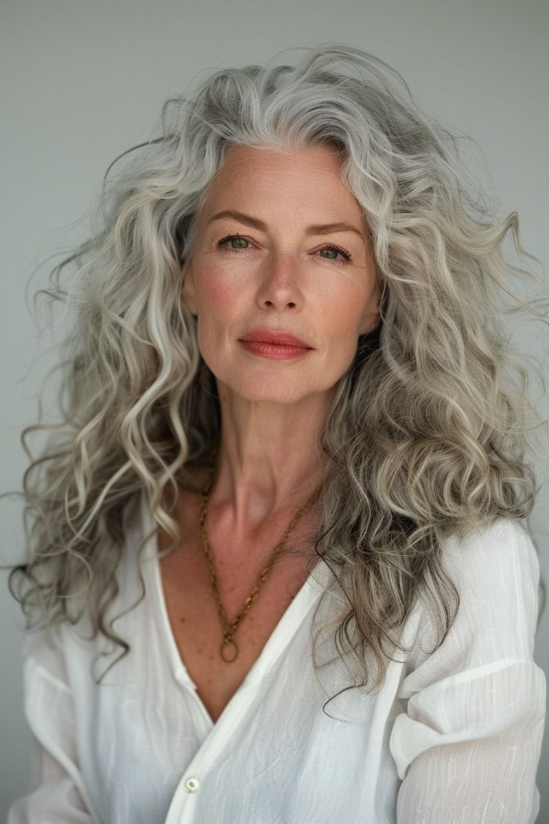 wavy hairstyles for women over 40