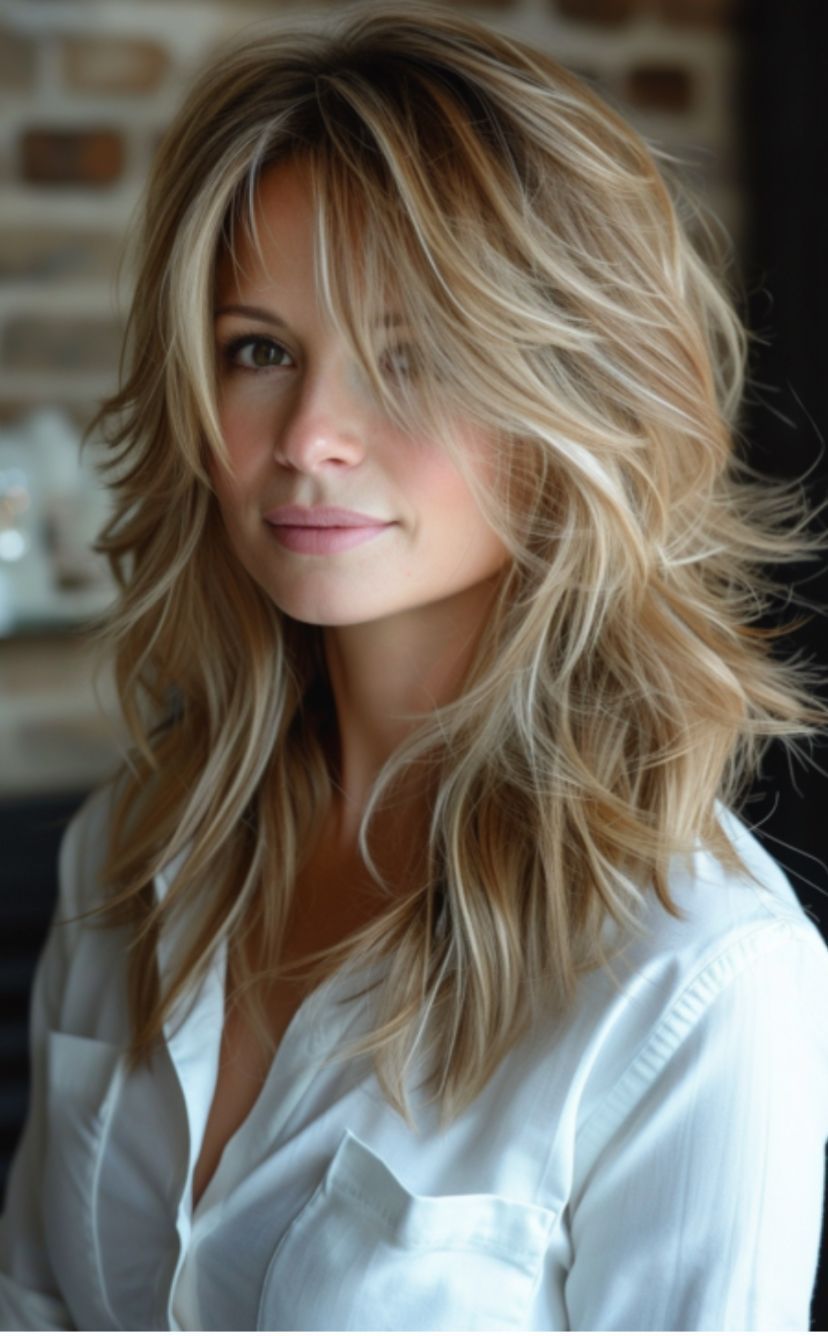 wavy hairstyles for women over 40