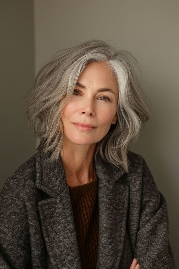 wavy hairstyles for women over 40