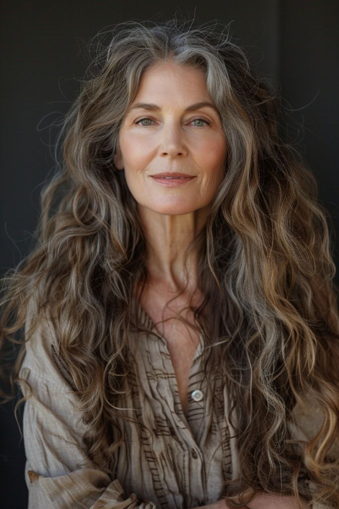 wavy hairstyles for women over 40