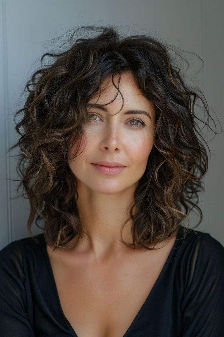 wavy hairstyles for women over 40