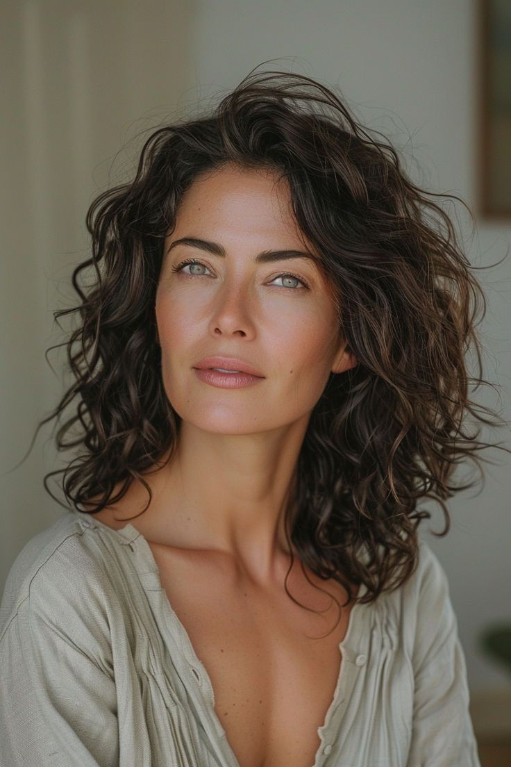 wavy hairstyles for women over 40