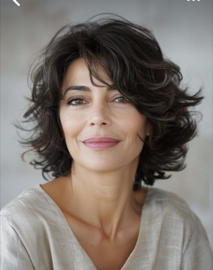 wavy hairstyles for women over 40