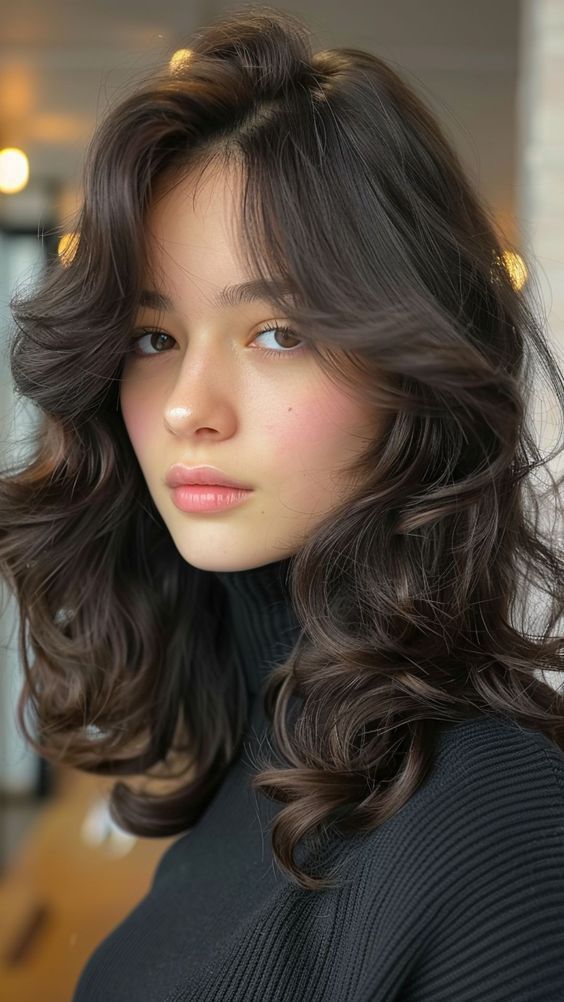 wavy hairstyles for women over 40