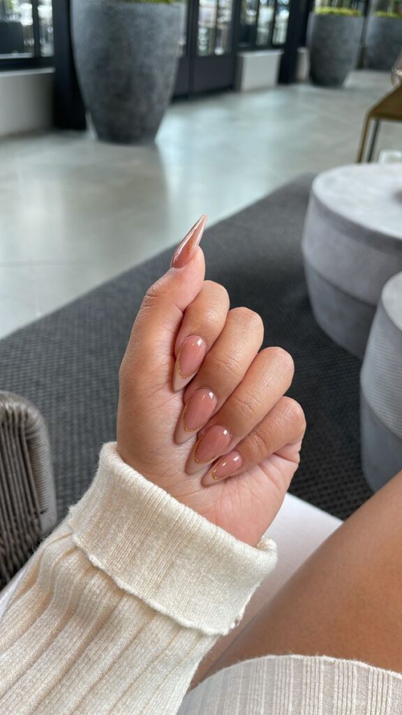 Fall French Nails
