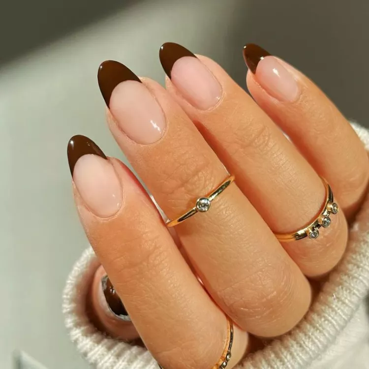Fall French Nails