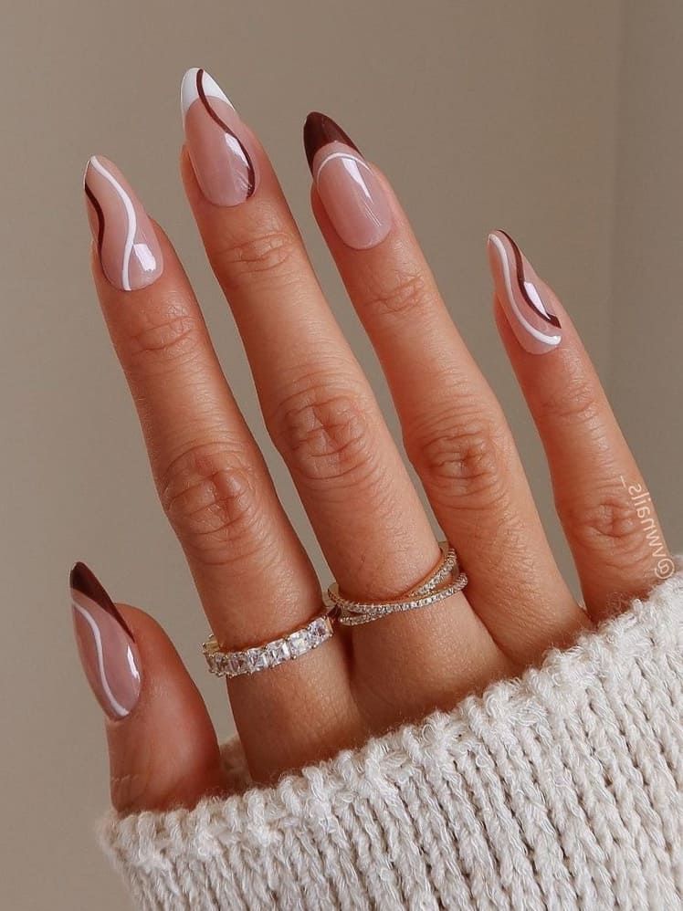 Fall French Nails