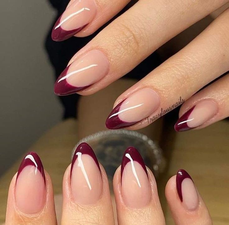 Fall French Nails