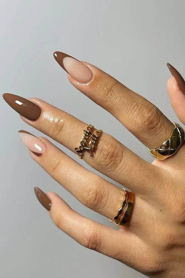 Fall French Nails