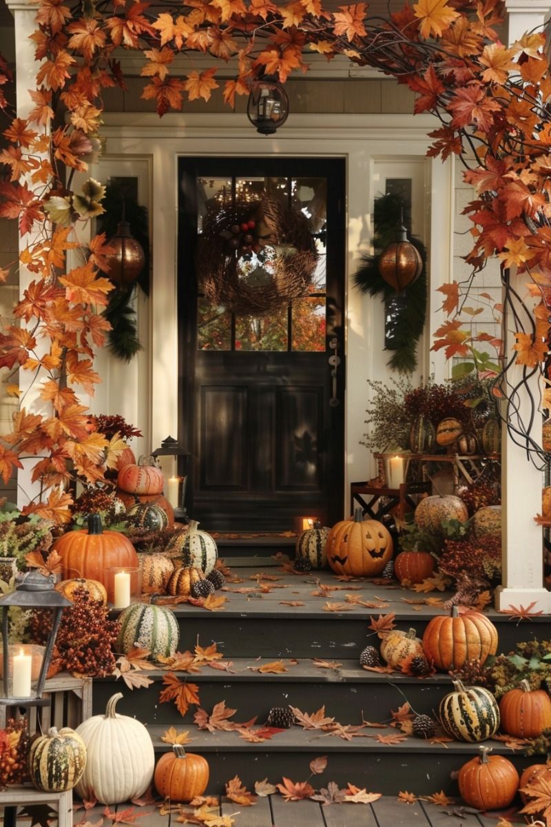 fall front porch decor ideas fall front porch decor ideas