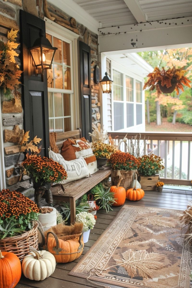 fall front porch decor ideas fall front porch decor ideas