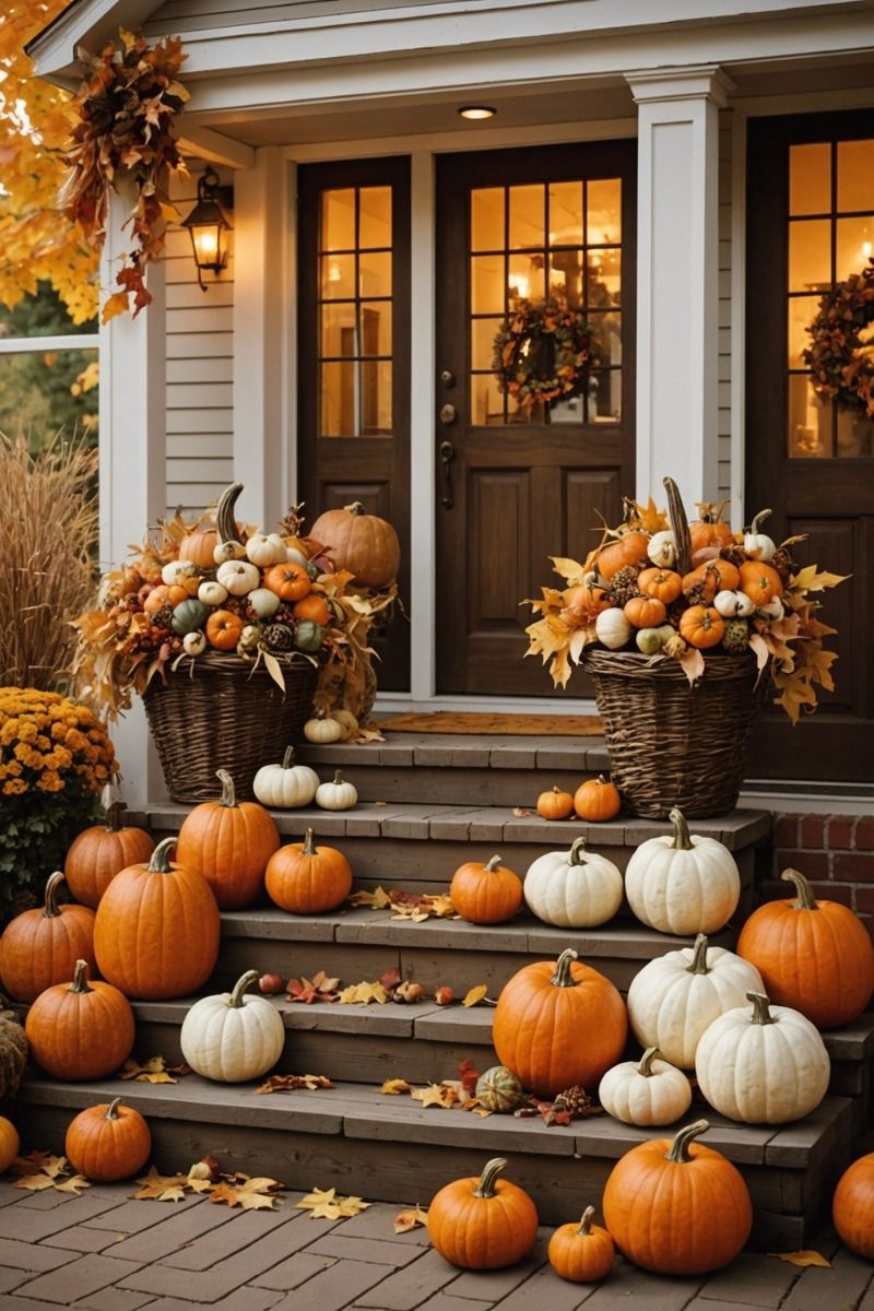 fall front porch decor ideas fall front porch decor ideas