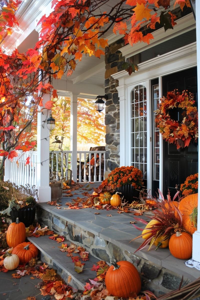 fall front porch decor ideas fall front porch decor ideas